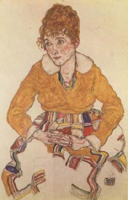 Egon Schiele Portrait of the Artist's Wife (mk12) China oil painting art